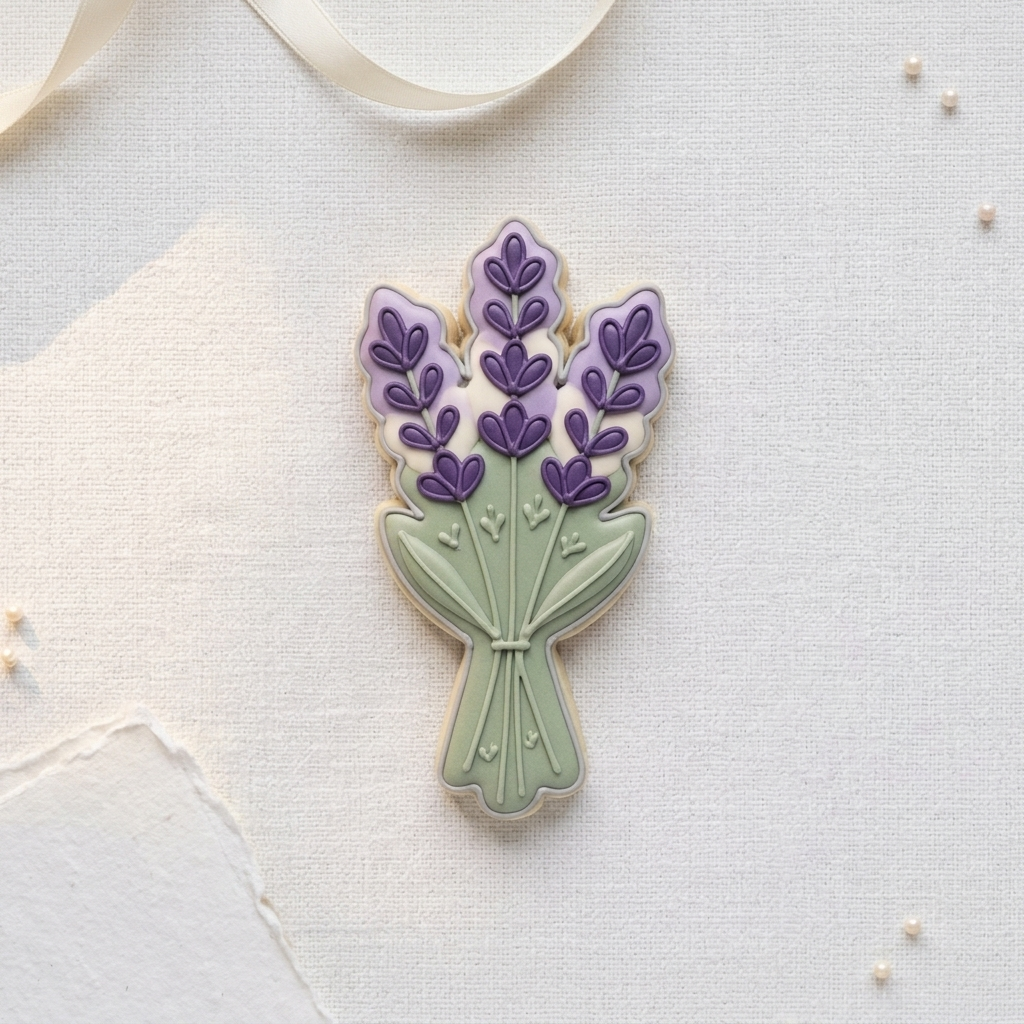 Lavender Bundle Cookie Cutter, 3D Printed Garden Theme