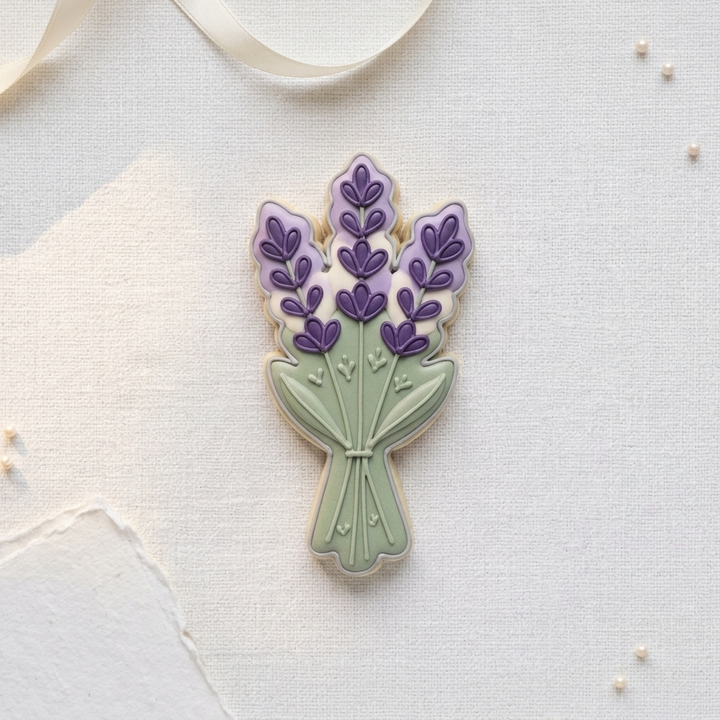 Lavender Bundle Cookie Cutter, 3D Printed Garden Theme