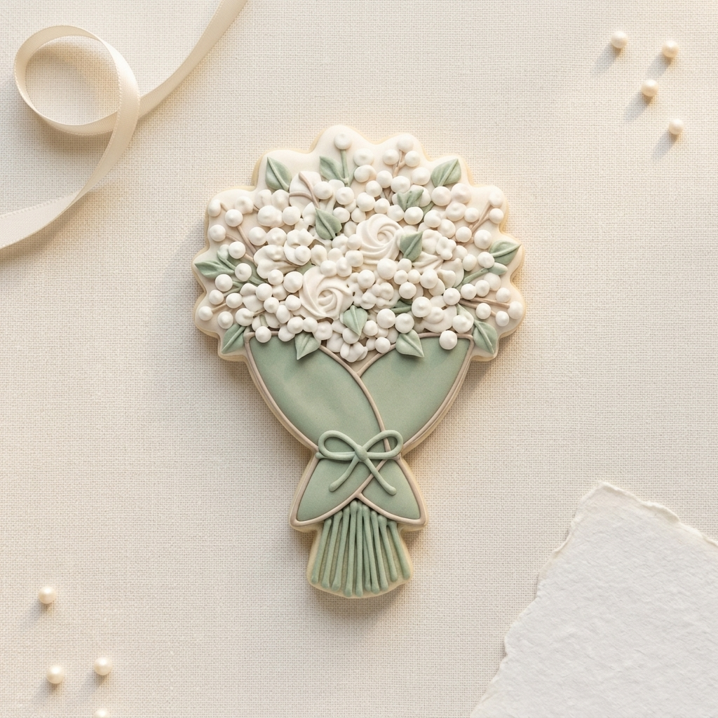 Baby Breath Bouquet Cookie Cutter, 3D Printed Baby Shower