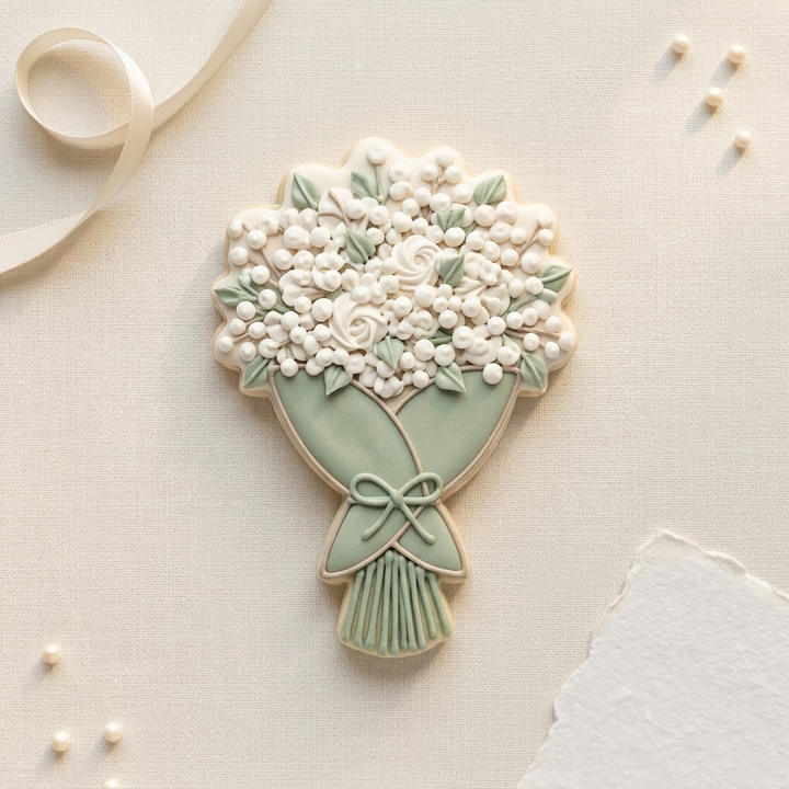 Baby Breath Bouquet Cookie Cutter, 3D Printed Baby Shower