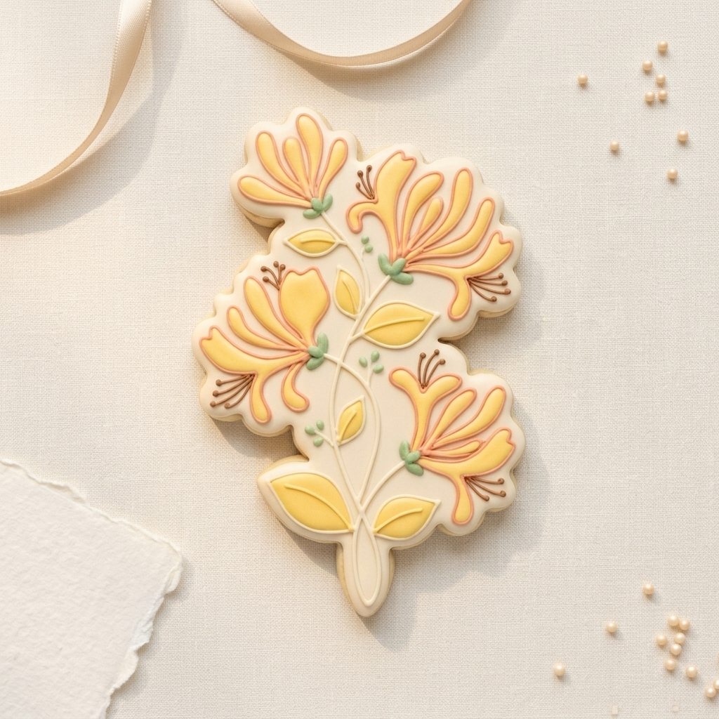 Honeysuckle Vine Cookie Cutter, 3D Printed Party Theme