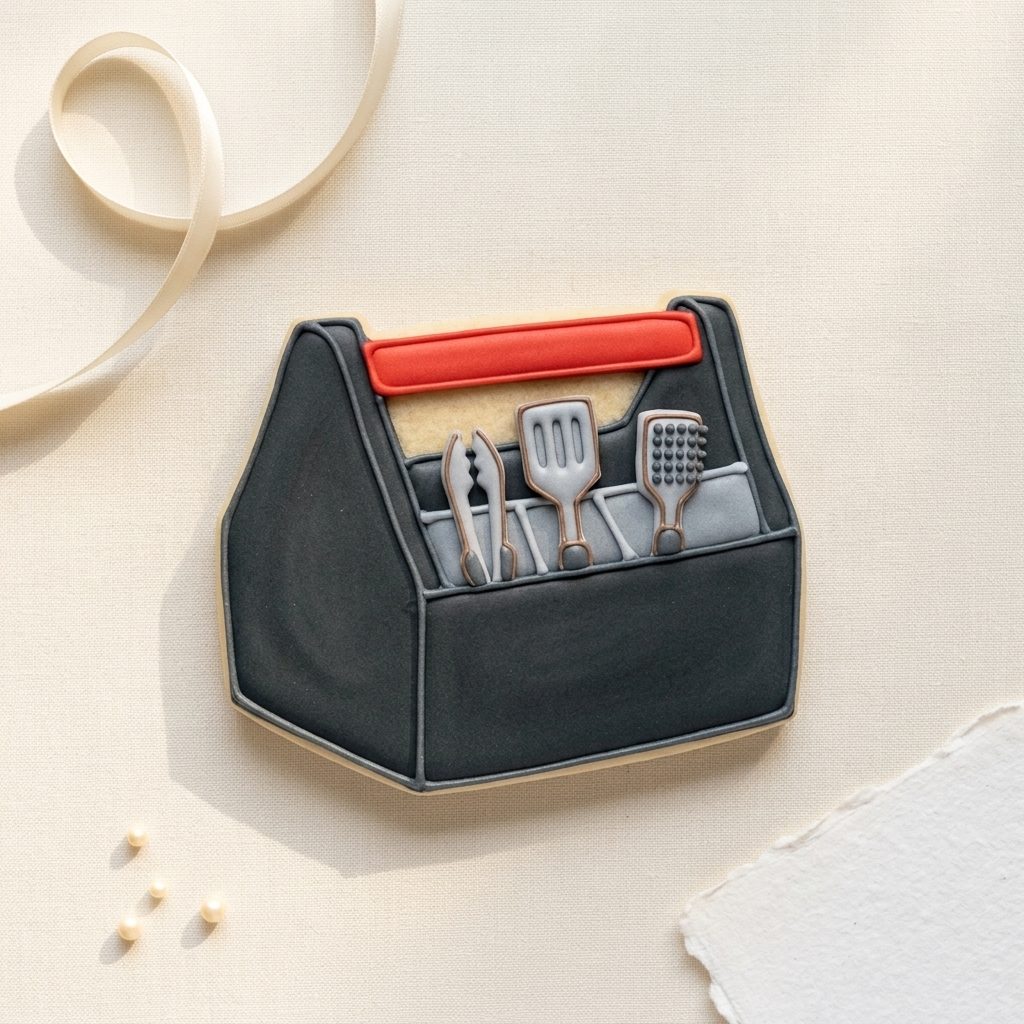 Grill Tool Caddy Cookie Cutter, 3D Printed Party Theme