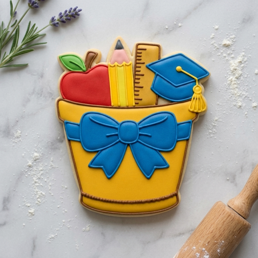Teacher Appreciation Cookie Cutter Set   End of Year Gift Bundle   3D Printed Cutters