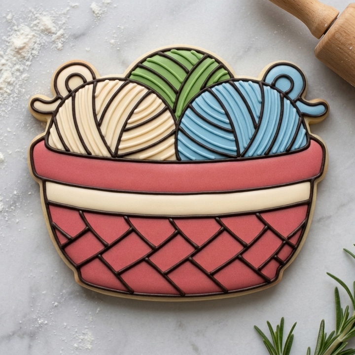 Knitting Crochet Cozy Duo Cookie Cutter Set 3D Printed Bundle