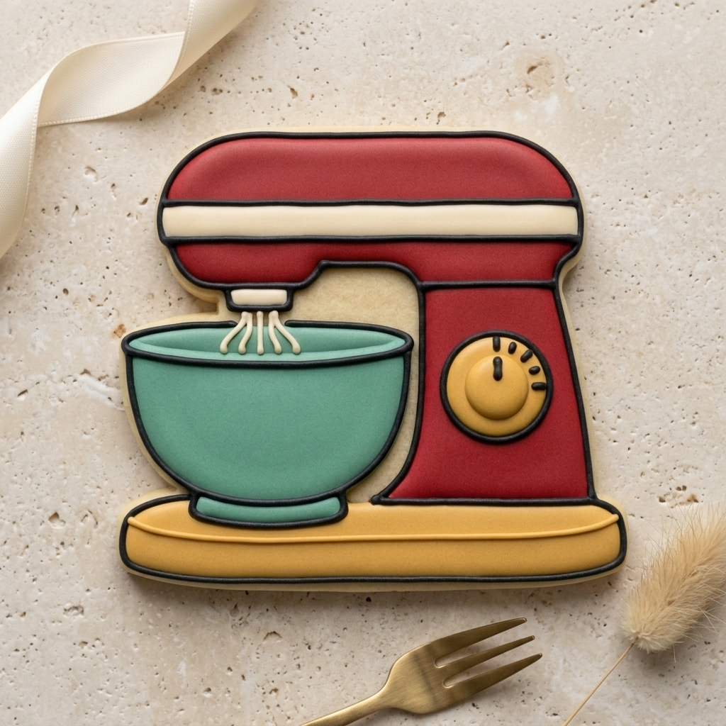 Stand Mixer Cookie Cutter, 3D Printed Baker Gift