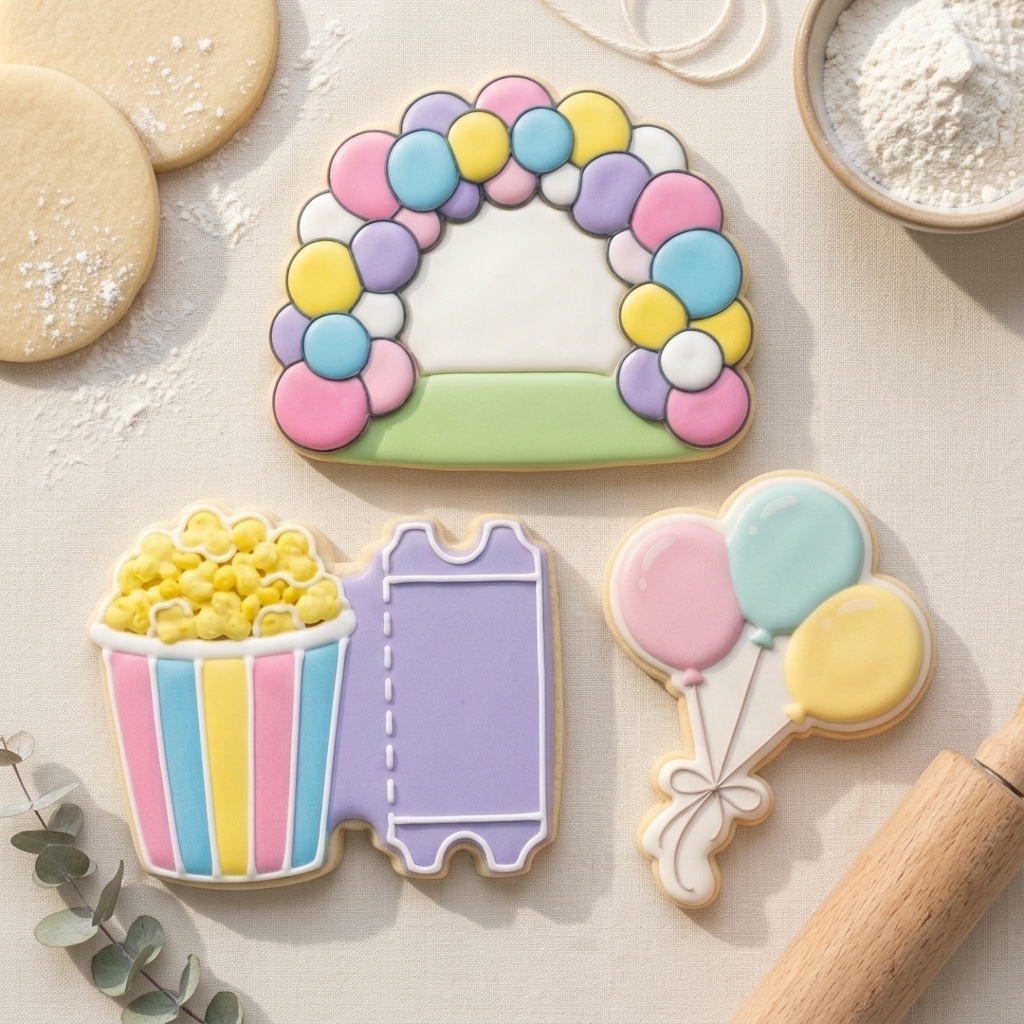 Ready to Pop Cookie Cutter Set   Baby Shower Balloon Bundle   3D Printed Cutters