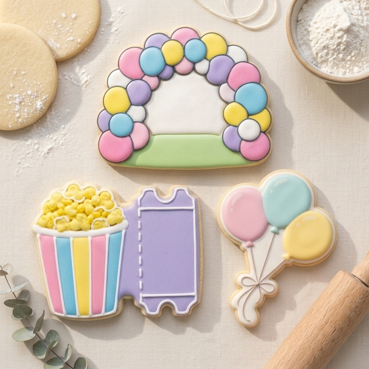 Ready to Pop Cookie Cutter Set   Baby Shower Balloon Bundle   3D Printed Cutters
