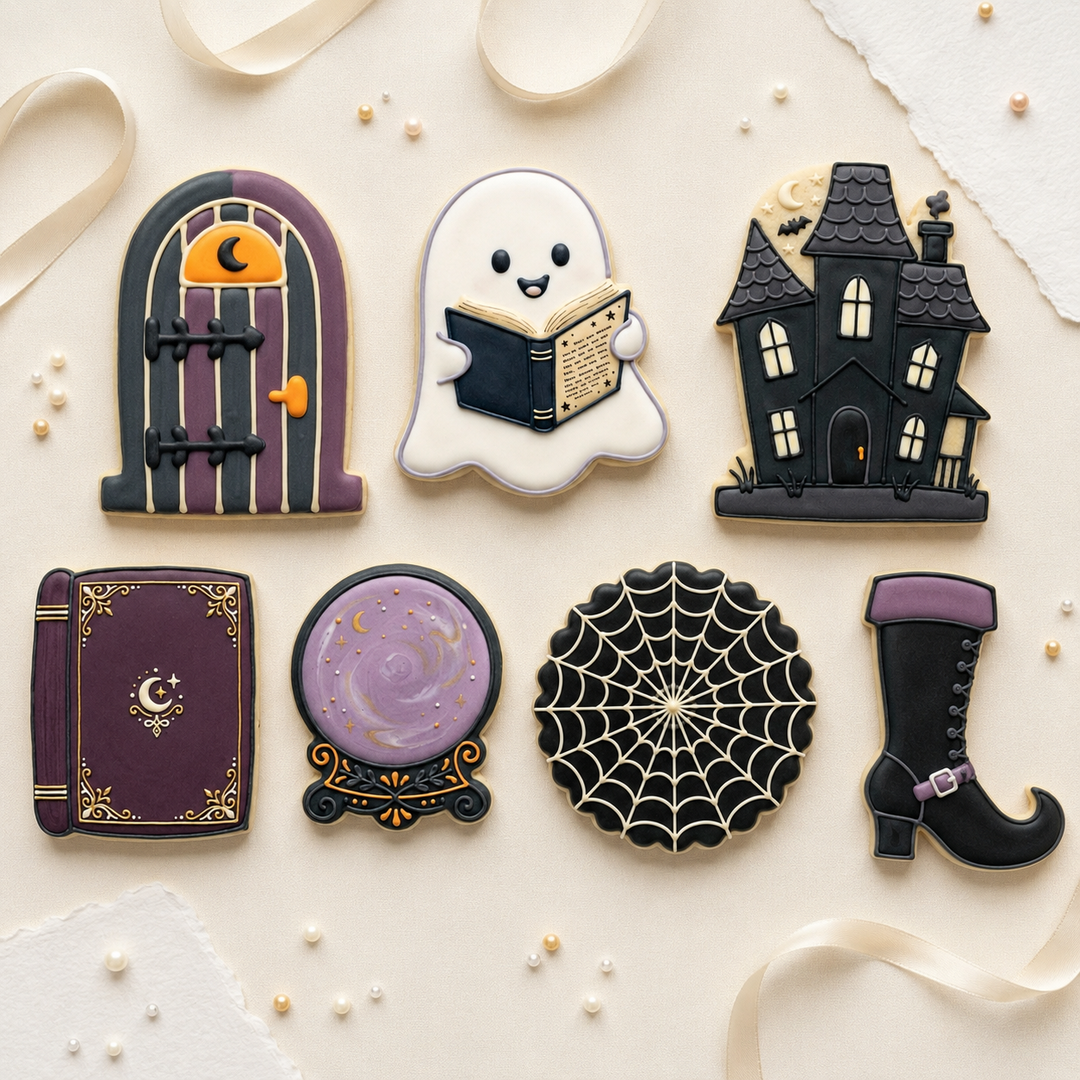 Halloween Cookie Cutter Set   Storybook Spooky Bundle   3D Printed Cutters