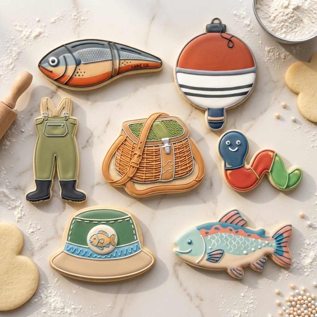 Lake Life Cookie Cutter Set Lake Life Fishing Adventure Set Bundle 3D Printed Cutters