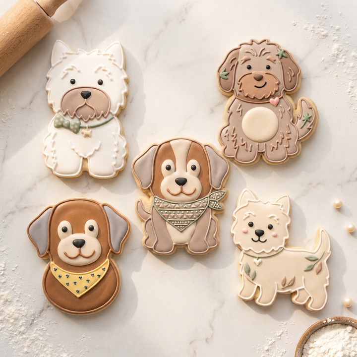 Doodle Dog Mom Pet Lover Set Cookie Cutter Set 3D Printed Bundle