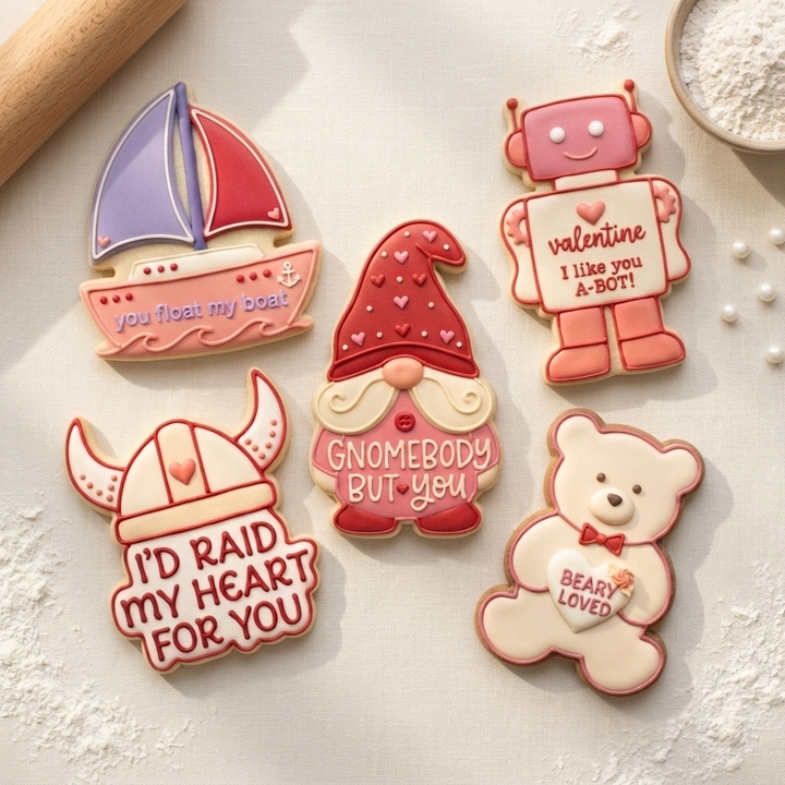 Valentine Pun Couples Set Cookie Cutter Set 3D Printed Bundle