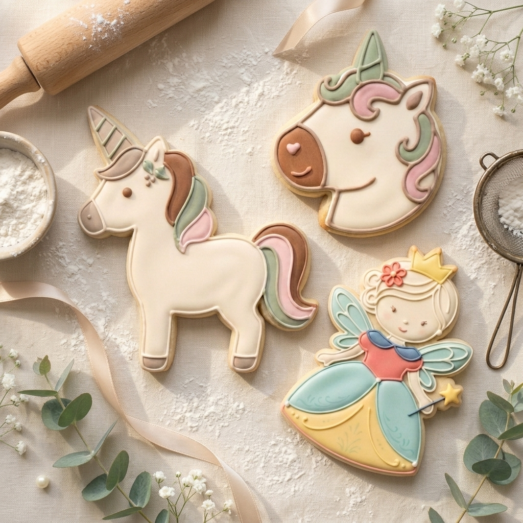 Magical Unicorn Fairy Trio Cookie Cutter Set 3D Printed Bundle