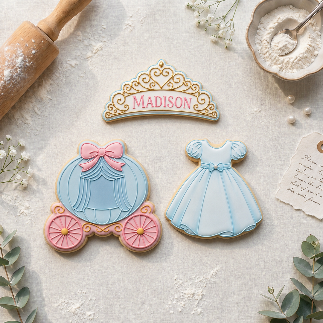 Princess Fairy Tale Trio Cookie Cutter Set 3D Printed Bundle