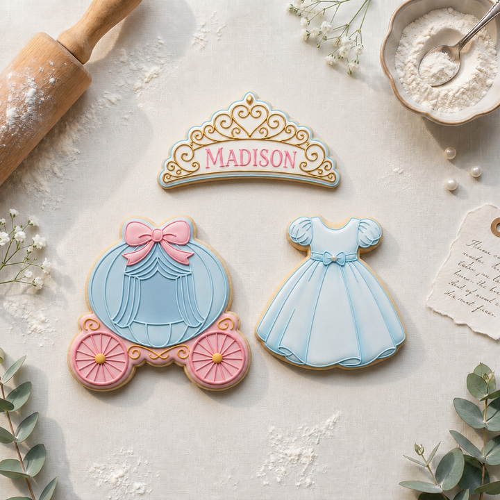 Princess Fairy Tale Trio Cookie Cutter Set 3D Printed Bundle