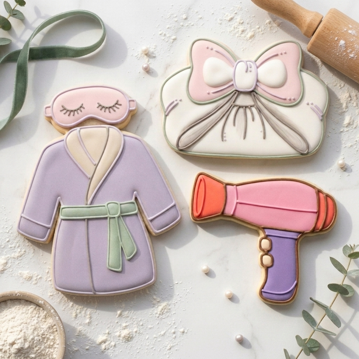Beauty Spa Day Trio Cookie Cutter Set 3D Printed Bundle
