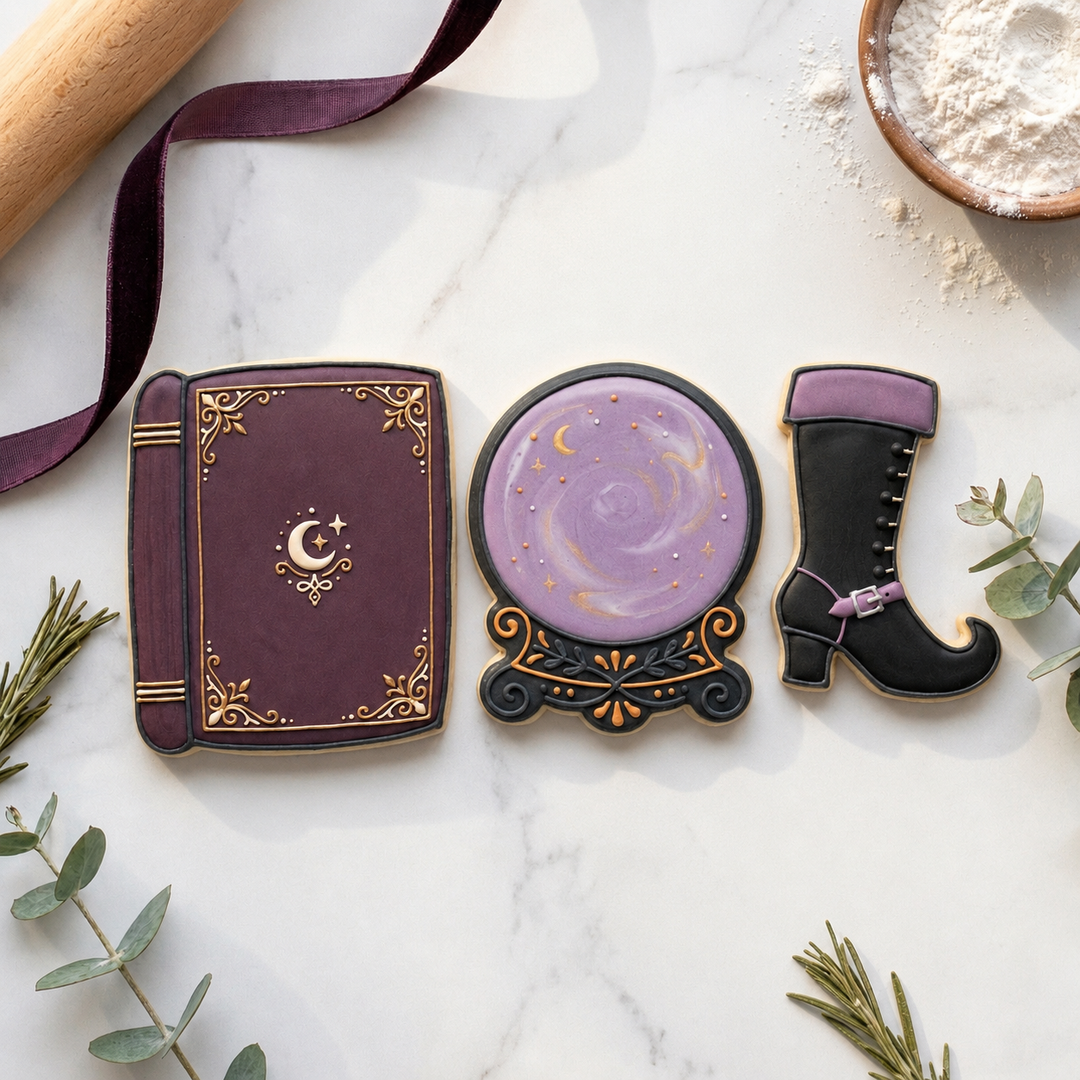 Witchy Mystic Trio Cookie Cutter Set 3D Printed Bundle