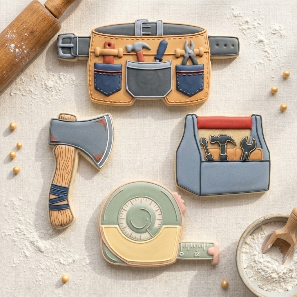 Dads Workshop Quartet Cookie Cutter Set 3D Printed Bundle