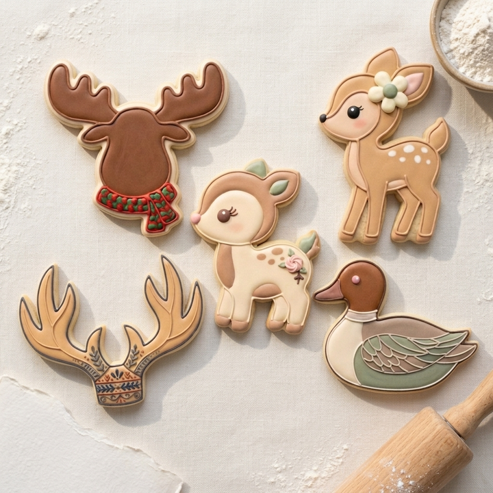 Hunter Wildlife Set Cookie Cutter Set 3D Printed Bundle