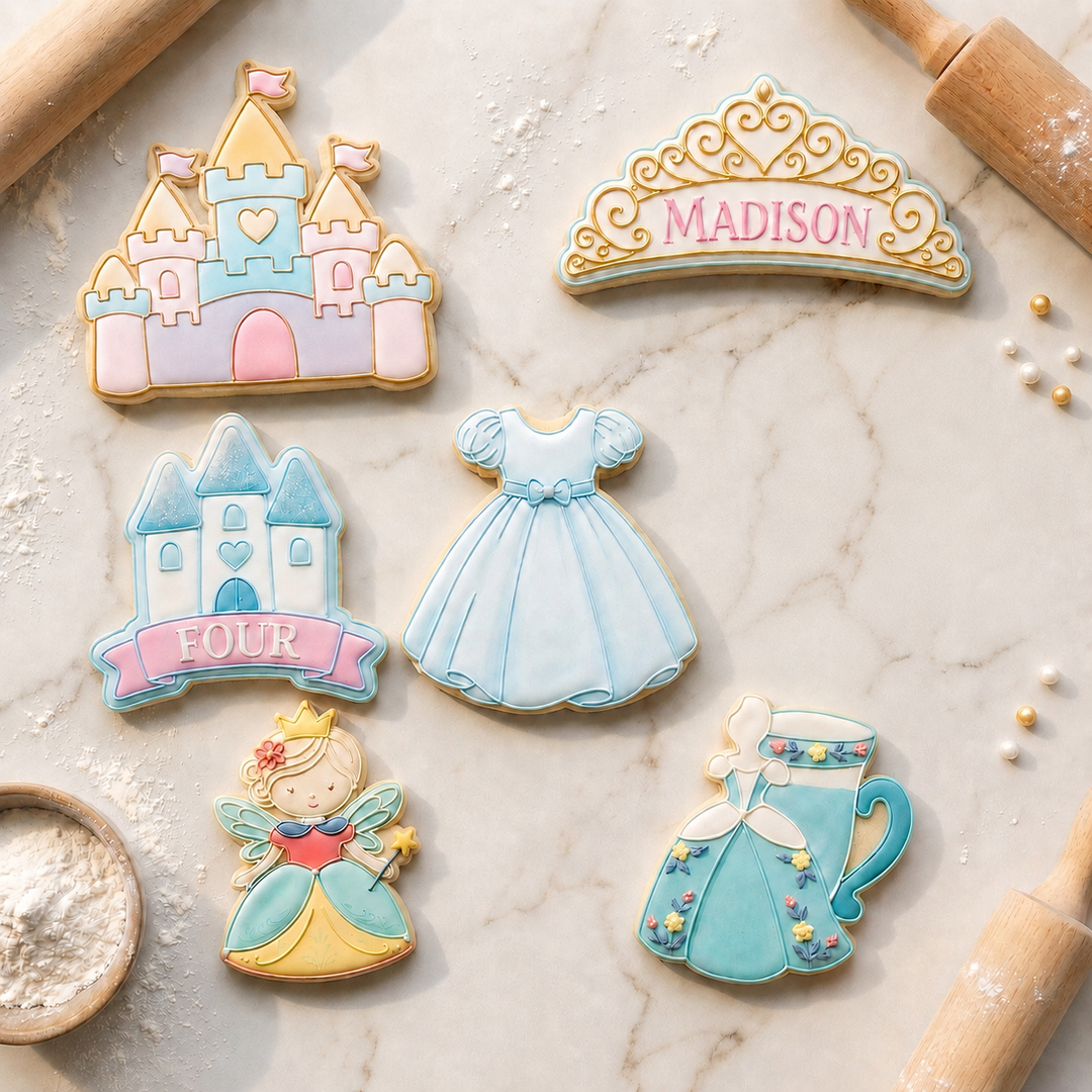 Princess Fairy Tale Septet Cookie Cutter Set 3D Printed Bundle