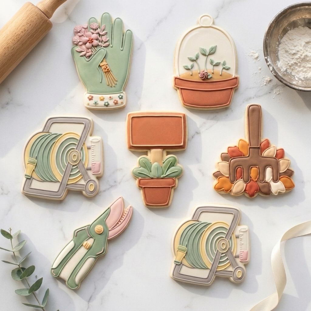 Garden Tools Master Septet Cookie Cutter Set 3D Printed Bundle