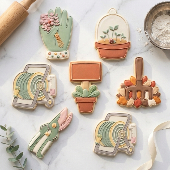 Garden Tools Master Septet Cookie Cutter Set 3D Printed Bundle