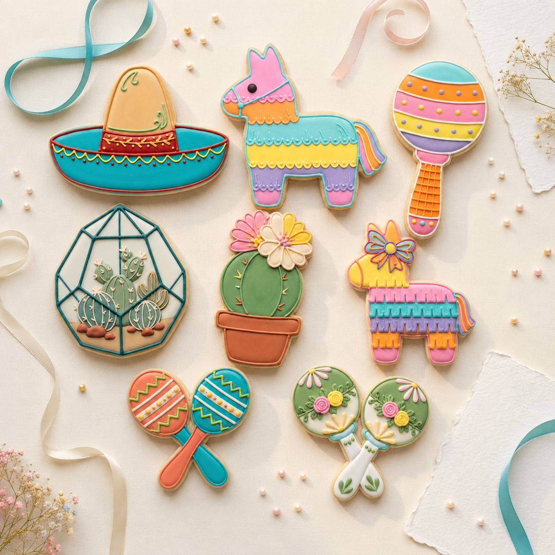 Cinco de Mayo Fiesta Octet Cookie Cutter Set 3D Printed Bundle