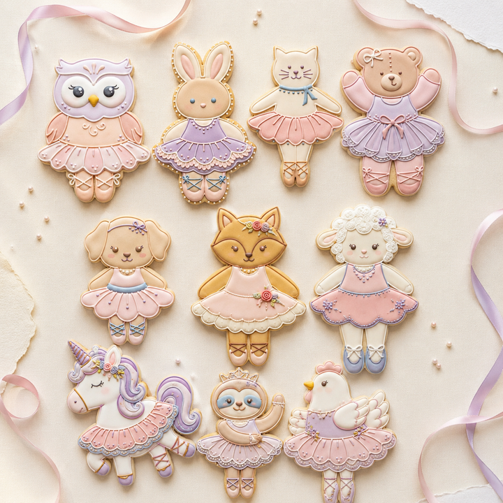 Ballerina Critter Mega Decuple Cookie Cutter Set 3D Printed Bundle