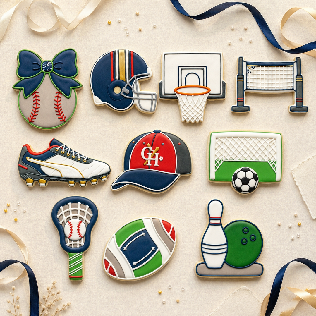 Sports Game Day Mega Decuple Cookie Cutter Set 3D Printed Bundle