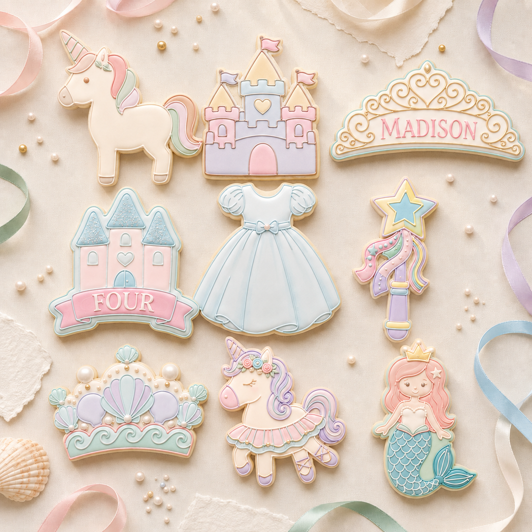Unicorn Princess Magical Decuple Cookie Cutter Set 3D Printed Bundle