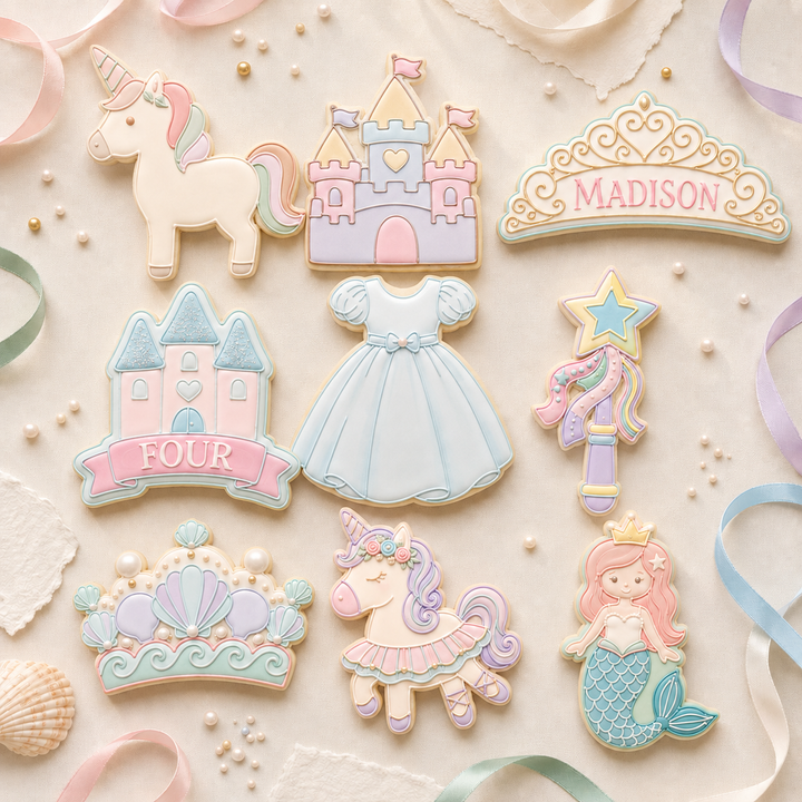 Unicorn Princess Magical Decuple Cookie Cutter Set 3D Printed Bundle