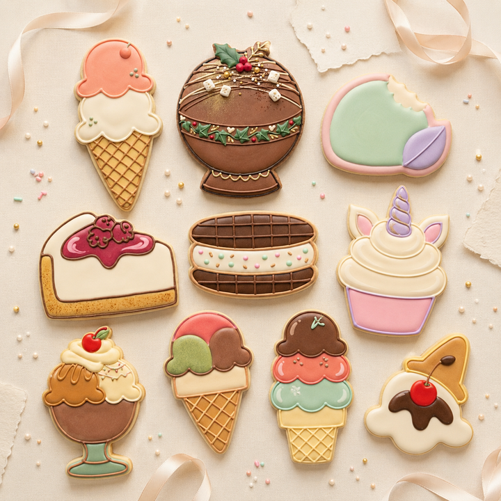 Sweet Treats Dessert Decuple Cookie Cutter Set 3D Printed Bundle