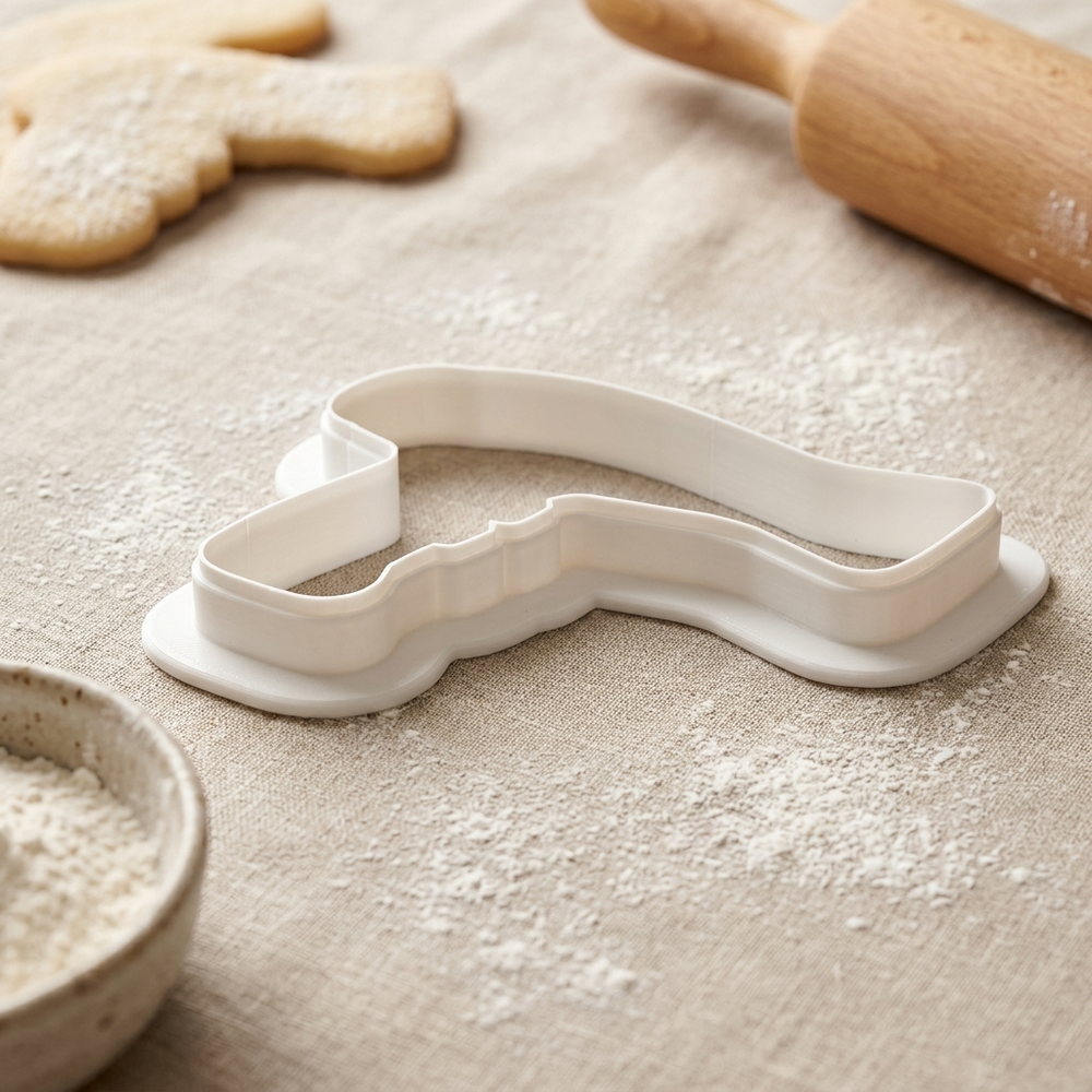 Hair Dryer Cookie Cutter, 3D Printed Salon Theme