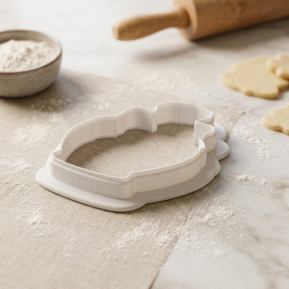 Perfume Bottle Cookie Cutter, 3D Printed Beauty Theme