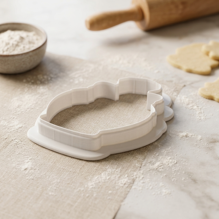 Perfume Bottle Cookie Cutter, 3D Printed Beauty Theme
