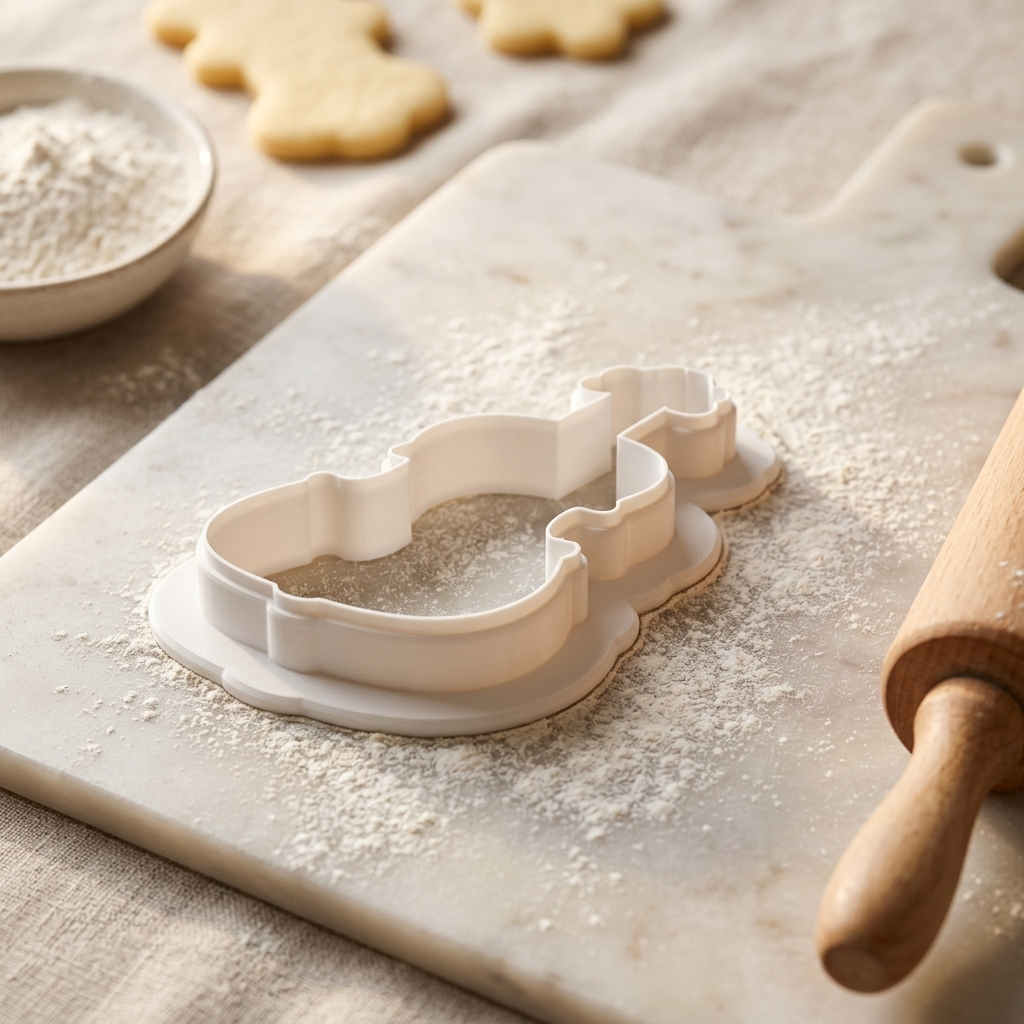 Violin Cookie Cutter, 3D Printed Music Theme
