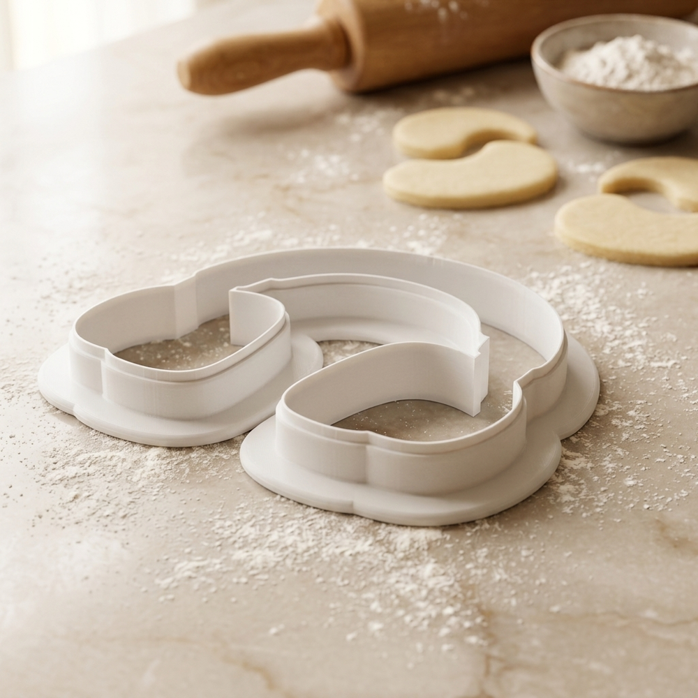 Headphones Cookie Cutter, 3D Printed Music Theme