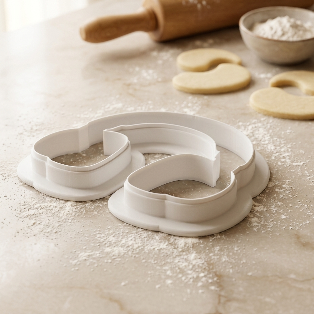 Headphones Cookie Cutter, 3D Printed Music Theme