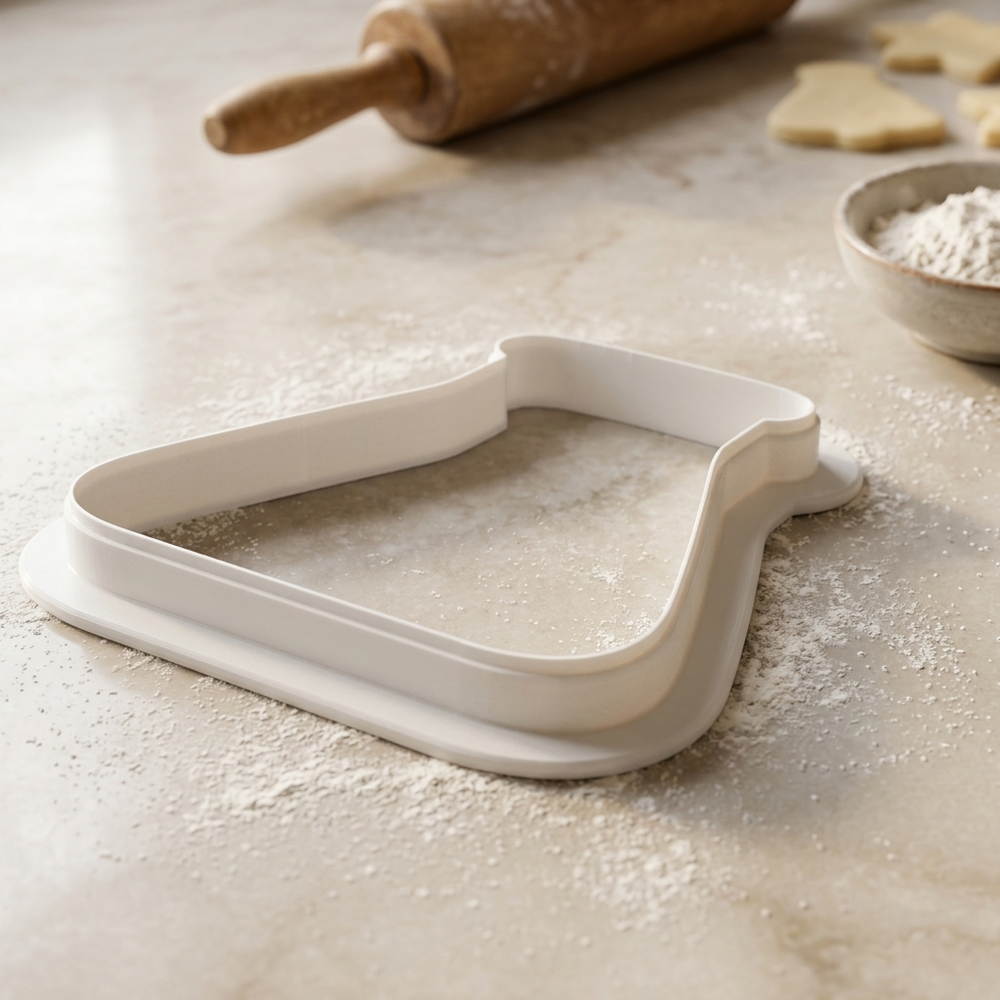 Chemistry Beaker Cookie Cutter, 3D Printed Science Theme