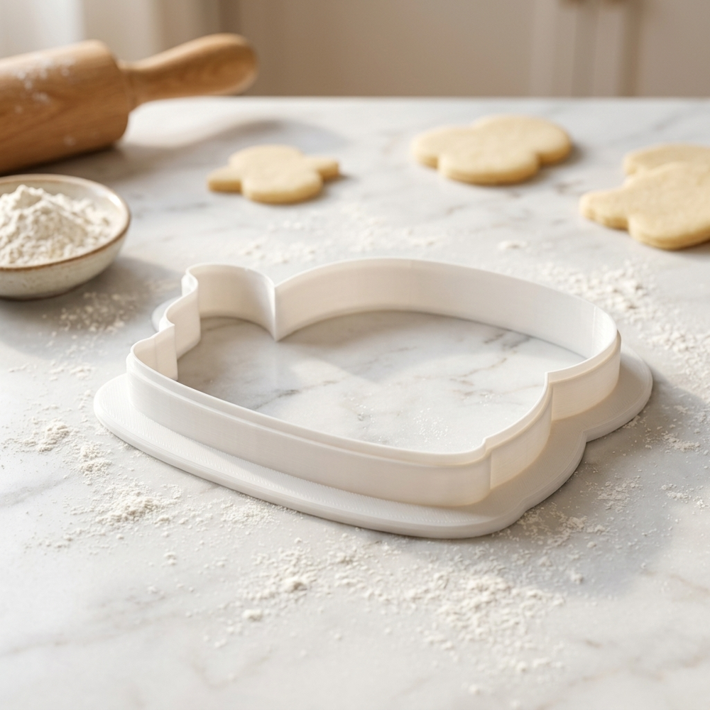 Tea Kettle Cookie Cutter, 3D Printed Kitchen Theme