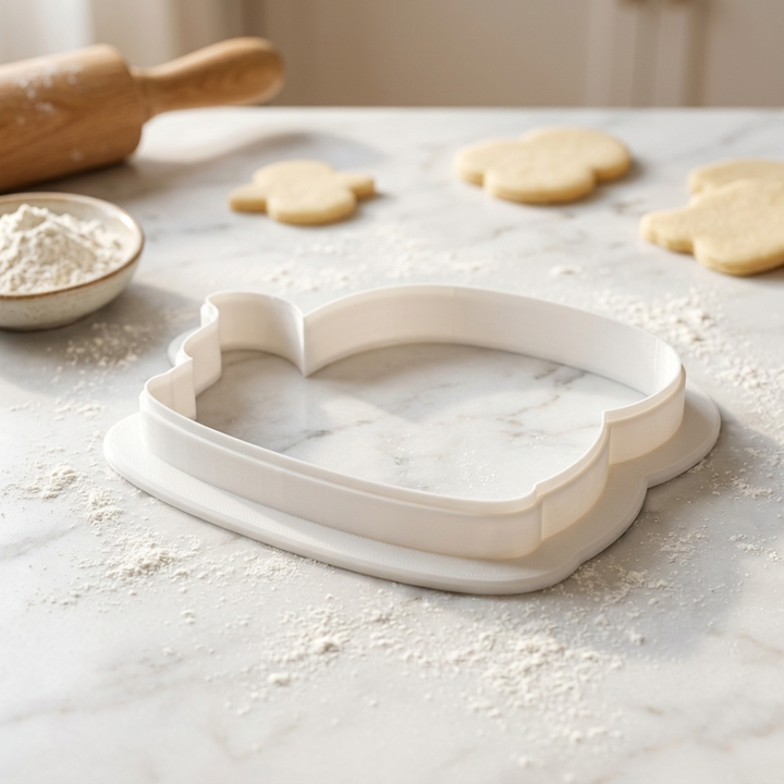 Tea Kettle Cookie Cutter, 3D Printed Kitchen Theme