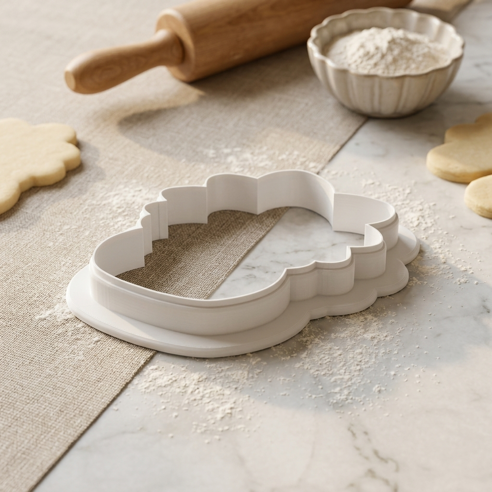 Potted Houseplant Cookie Cutter, 3D Printed Plant Lover Gift