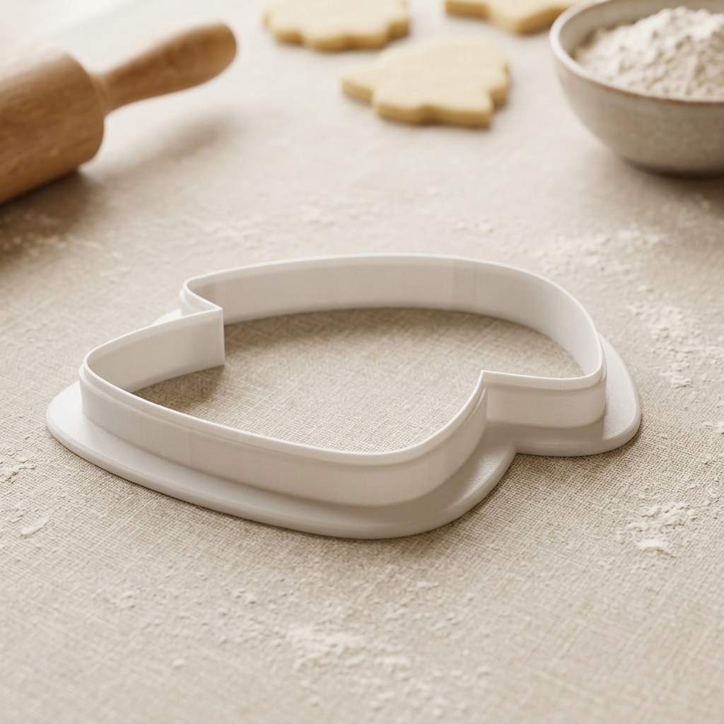 Whimsical Mushroom House Cookie Cutter, 3D Printed Fairy Garden
