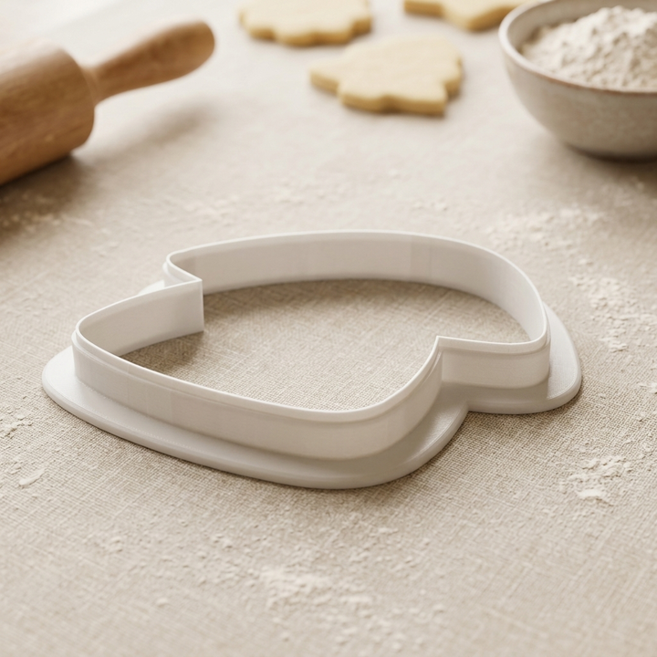 Whimsical Mushroom House Cookie Cutter, 3D Printed Fairy Garden