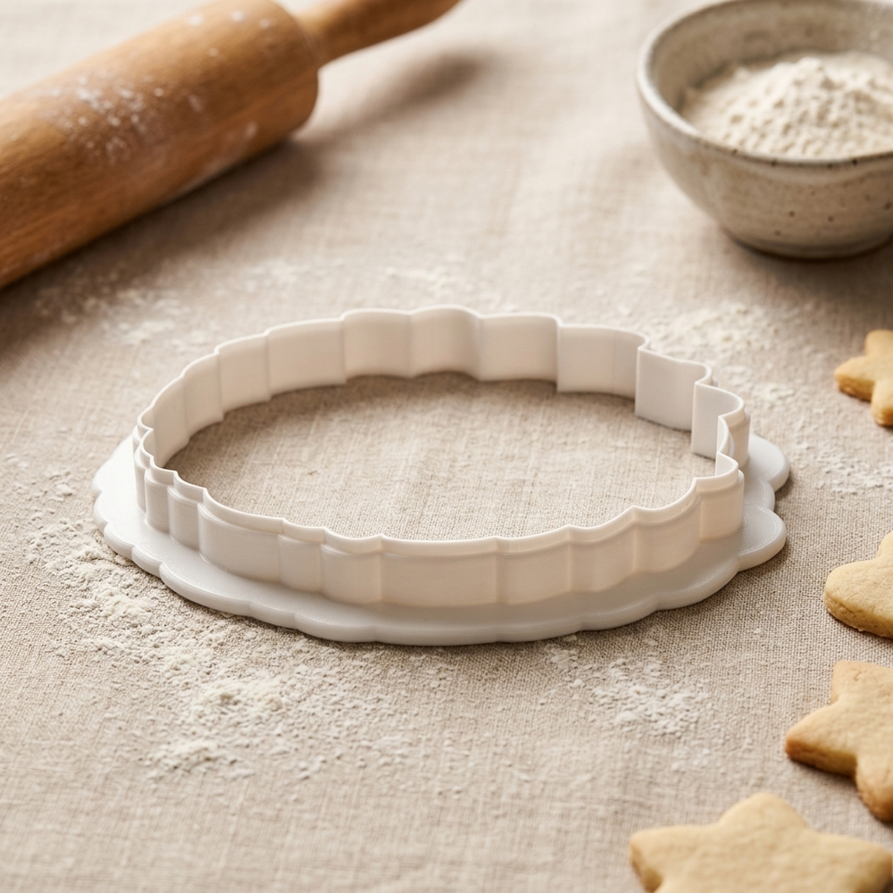 Baby Lion Face Cookie Cutter, 3D Printed Safari Baby