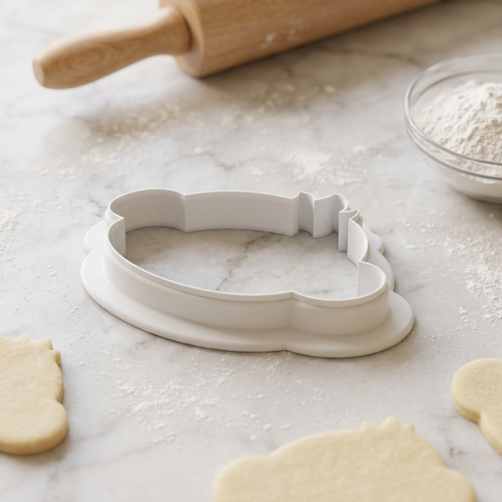 Baby Monkey Face Cookie Cutter, 3D Printed Safari Baby