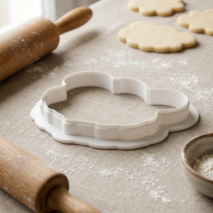 Baby Bear Face Cookie Cutter, 3D Printed Woodland Baby