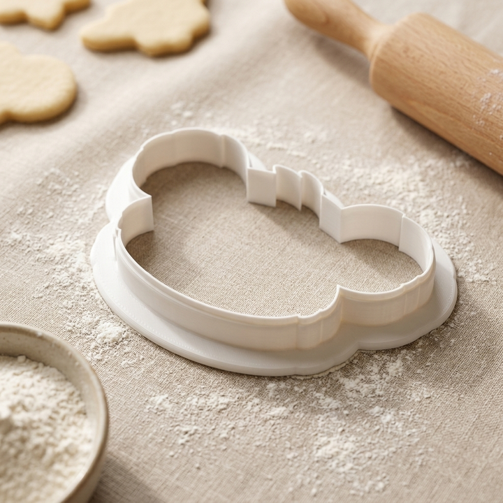 Baby Koala Face Cookie Cutter, 3D Printed Woodland Baby