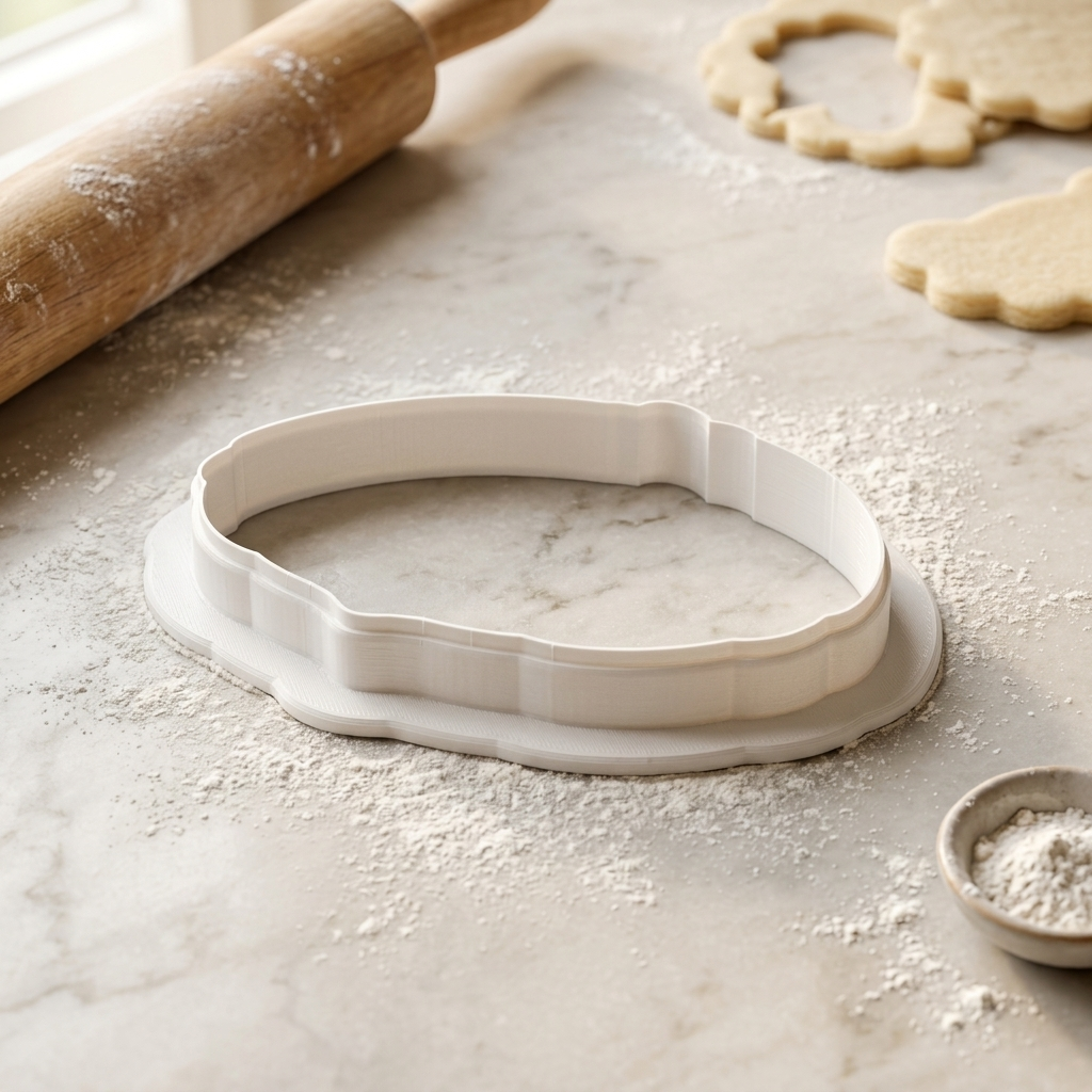 Baby Sloth Face Cookie Cutter, 3D Printed Woodland Baby