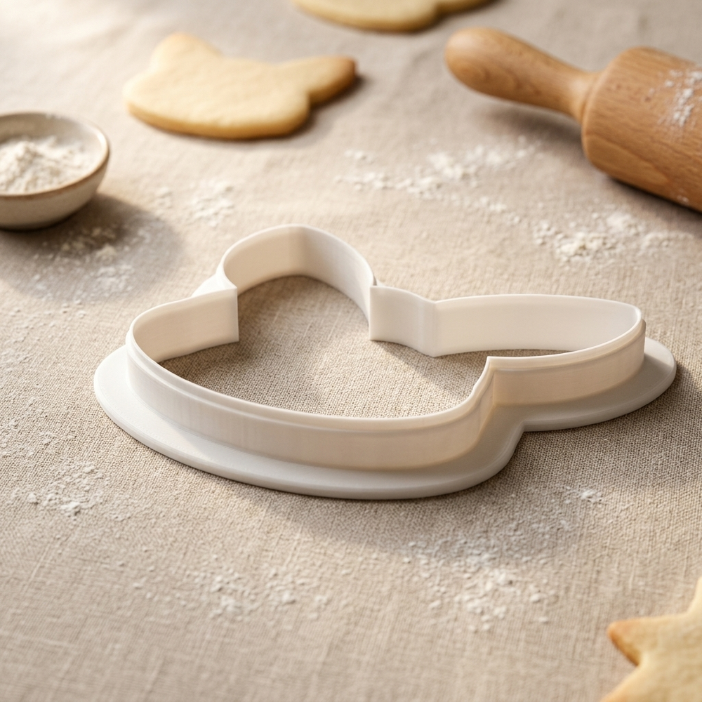 Baby Kangaroo Face Cookie Cutter, 3D Printed Safari Baby