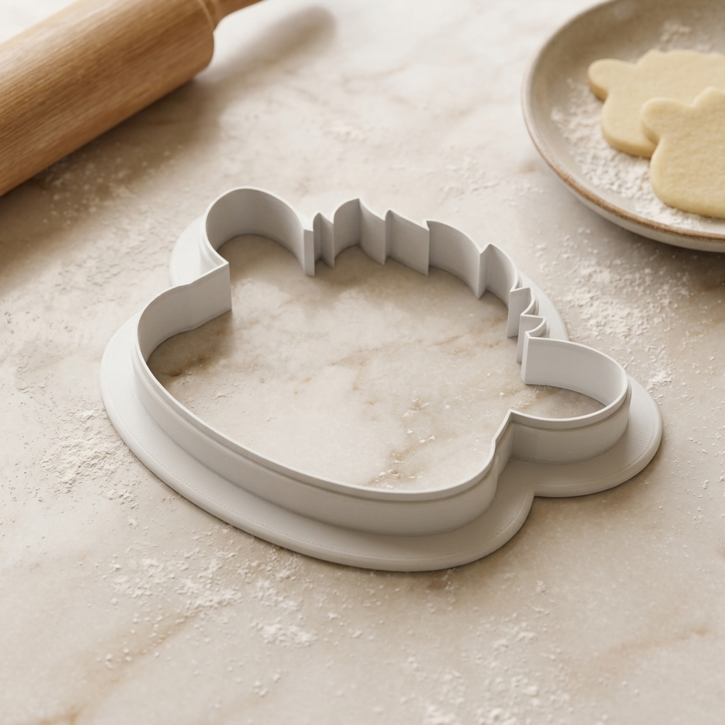 Baby Camel Face Cookie Cutter, 3D Printed Safari Baby